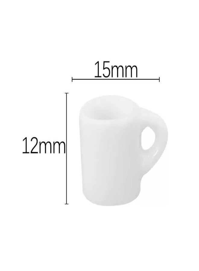 Sluswallow 4 Pcs 1/12 Miniature Coffee Mugs Dollhouse Decoration Accessories, Dollhouse Decor, Dollhouse Accessories, Decoration - Image 2